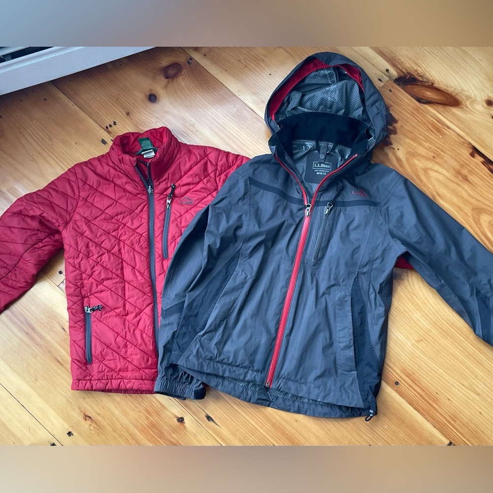 LL Bean boys 3 in 1 Size: 10-12 winter jacket